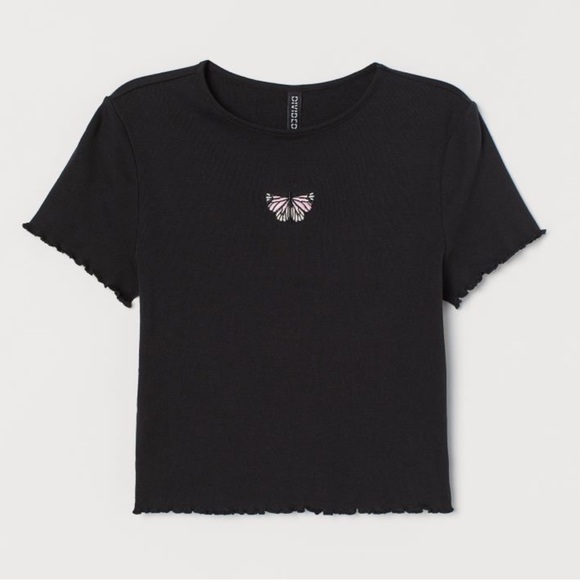 Short Butterfly Top in Size M from H&M - Picture 1 of 2